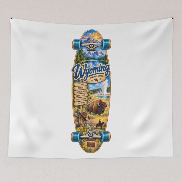 Item preview, Wyoming Gen X Skateboard designed and sold by Whimspired By Paxx.