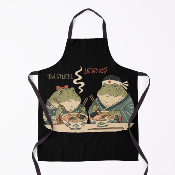 Item preview, Grumpy Frog Eating Japanese Ramen designed and sold by Litely.