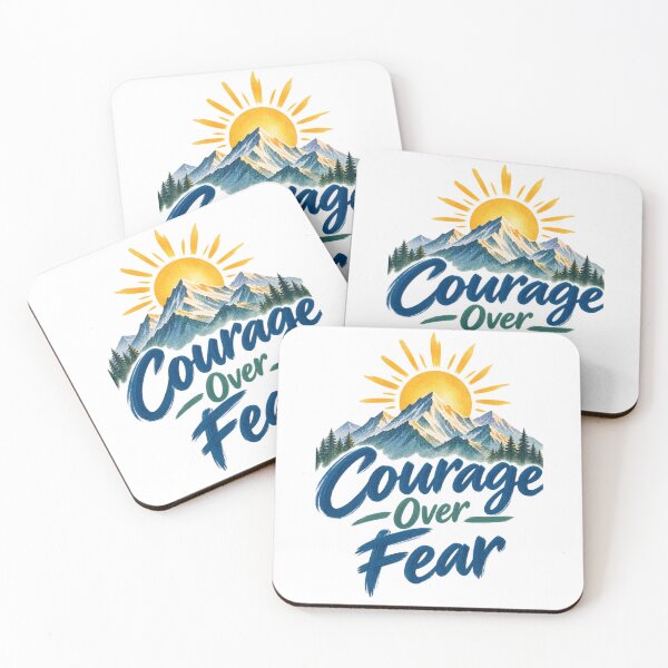 Item preview, Courage Over Fear Mountain Design /الشجاعة فوق الخوف – تصميم الجبال designed and sold by Mona Artistry.