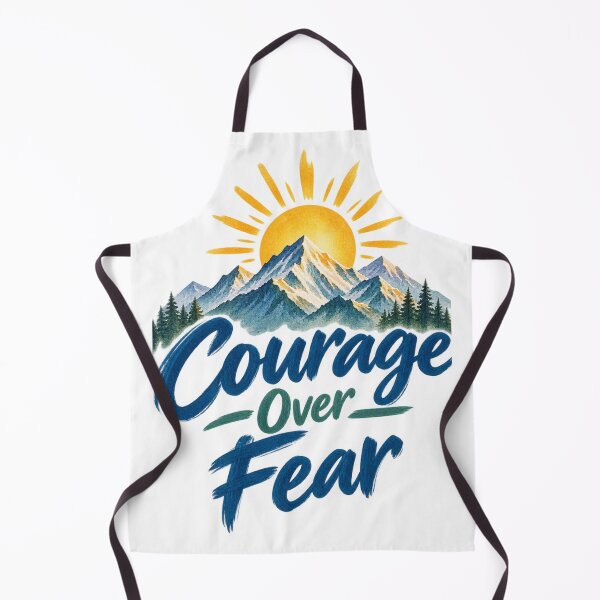 Item preview, Courage Over Fear Mountain Design /الشجاعة فوق الخوف – تصميم الجبال designed and sold by moon2020m.