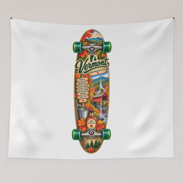 Item preview, Vermont Gen X Skateboard designed and sold by Whimspired By Paxx.
