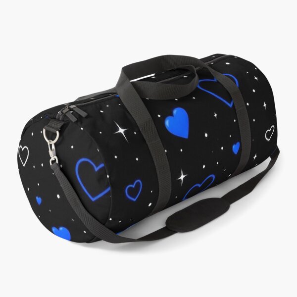 Item preview, Blue Hearts & Starlight Pattern – Romantic Night Sky Design designed and sold by IMuDesigner.