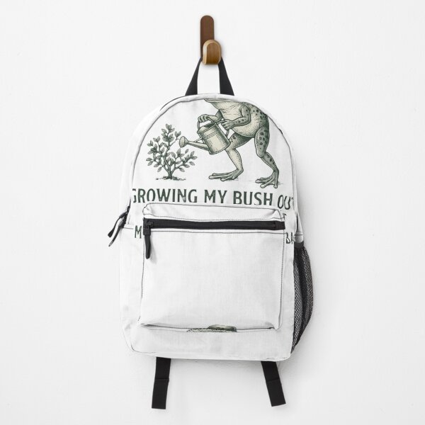 Item preview, Growing My Bush Out So I Can Donate It To Men That Are Going Bald Funny Gardening Adult Humor Frog Joke Bald Gift designed and sold by ZAbiriarto.