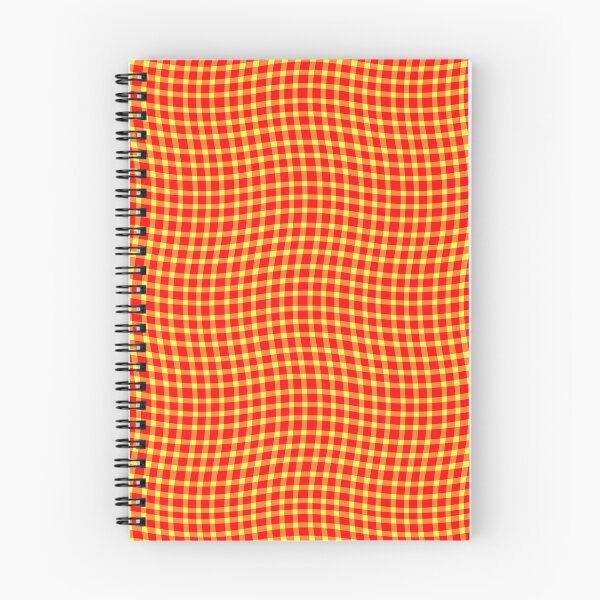 Item preview, Plaid Wavy Pattern Red Yellow designed and sold by ArtbyDebbieC.