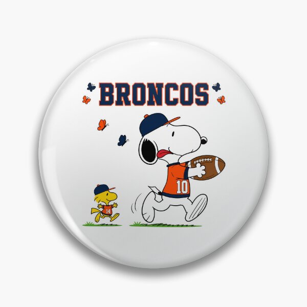 Item preview, Snoopy & Woodstock Denver Broncos Football Retro F515 designed and sold by GLUVY-THEME.