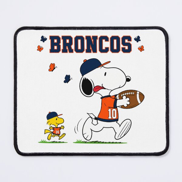 Item preview, Snoopy & Woodstock Denver Broncos Football Retro F515 designed and sold by GLUVY-THEME.