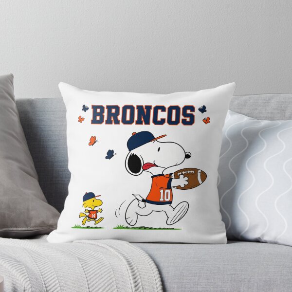 Item preview, Snoopy & Woodstock Denver Broncos Football Retro F515 designed and sold by GLUVY-THEME.