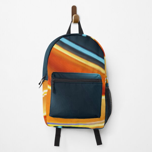 Item preview, Dark Teal and Gold Curved Wave Abstract designed and sold by haydenhanson.