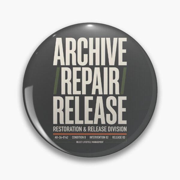 Item preview, Archivist Archive Repair Release Object Lifecycle Restoration designed and sold by SplashTastic.