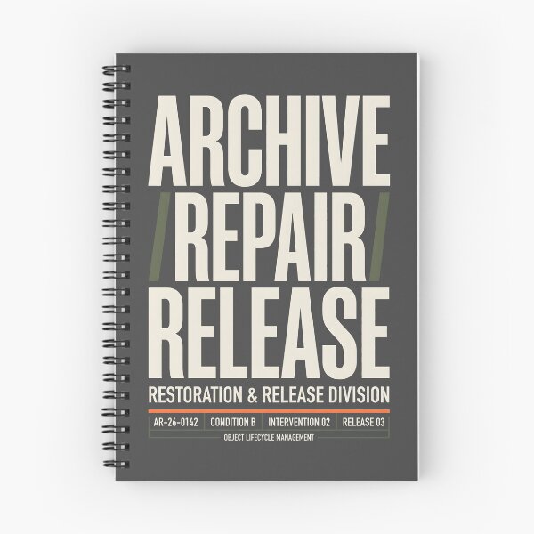 Item preview, Archivist Archive Repair Release Object Lifecycle Restoration designed and sold by SplashTastic.
