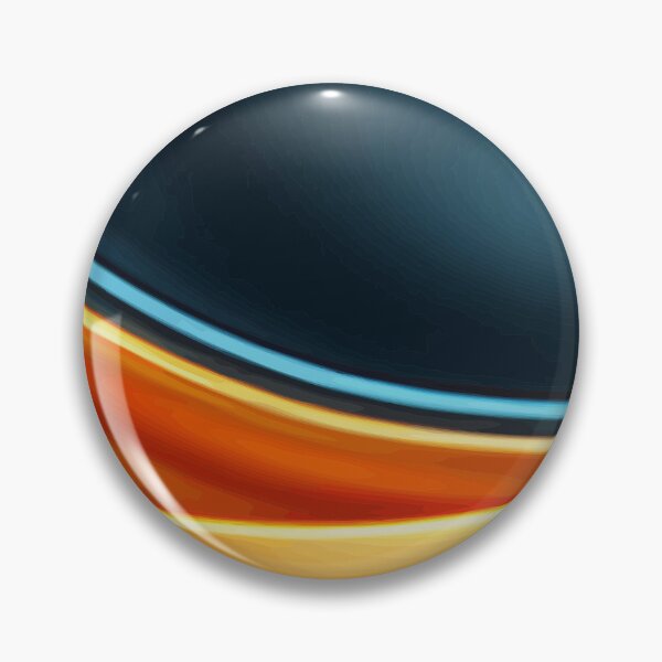 Item preview, Dark Blue and Orange Flowing Wave designed and sold by haydenhanson.