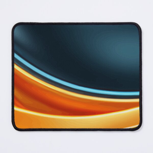 Item preview, Dark Blue and Orange Flowing Wave designed and sold by haydenhanson.