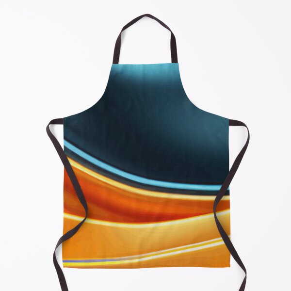 Item preview, Dark Blue and Orange Flowing Wave designed and sold by haydenhanson.