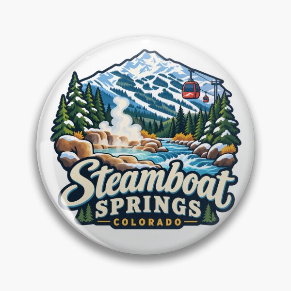Item preview, Steamboat Springs, Colorado - Mountain Adventure designed and sold by Myra365Art.