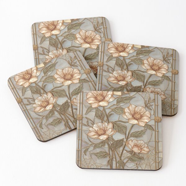 Item preview, Moon Flowers: Enchanted Garden in Stained Glass designed and sold by BriSher.
