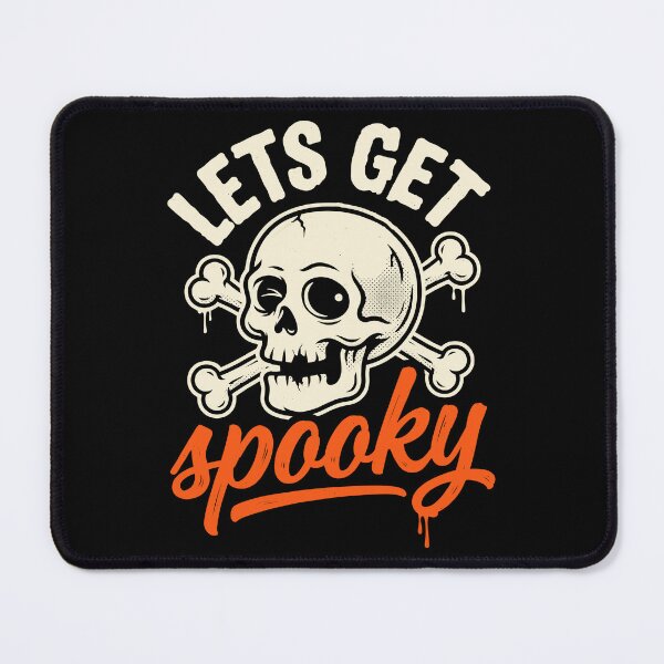 Item preview, Let's Get Spooky Skull Crossbones Halloween Gift designed and sold by Say It With Ink.