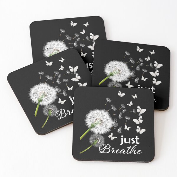 Item preview, Just Breathe Yoga Meditation Mindfulness Dandelion Wind Gift  designed and sold by nicoalameda5.