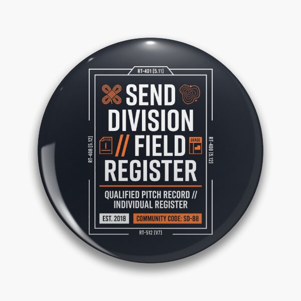 Item preview, Rock Climbing Send Division Field Register Pitch Grade Bouldering designed and sold by SplashTastic.