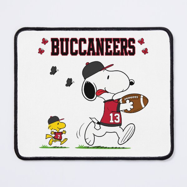 Item preview, Snoopy & Woodstock Tampa Bay Buccaneers Football Retro F518 designed and sold by GLUVY-THEME.