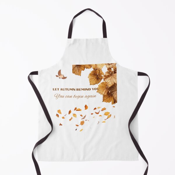 Item preview, Let Autumn Remind You You Can Begin Again – Inspirational Fall Leaves Design/ ليذكّرك الخريف بأنك تستطيع البدء من جديد – تصميم تحفيزي بأوراق الخريف designed and sold by moon2020m.