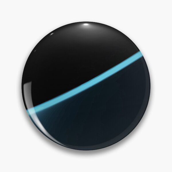 Item preview, Glowing Cyan Curve Minimalist Dark Abstract designed and sold by haydenhanson.