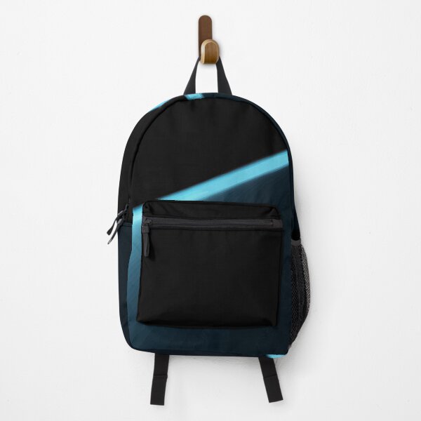 Item preview, Glowing Cyan Curve Minimalist Dark Abstract designed and sold by haydenhanson.