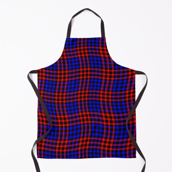 Item preview, Plaid Wavy Pattern Red Blue designed and sold by ArtbyDebbieC.