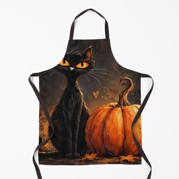 Item preview,  Black Cat Halloween Art designed and sold by byMosia.