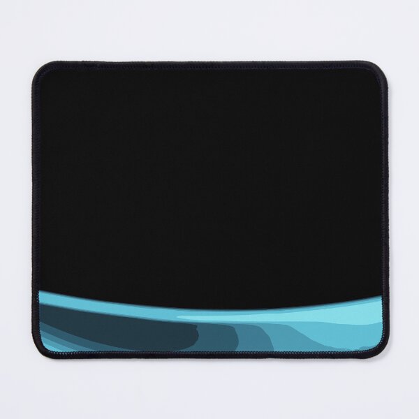 Item preview, Soft Cyan Wave Layered Dark Abstract Art designed and sold by haydenhanson.