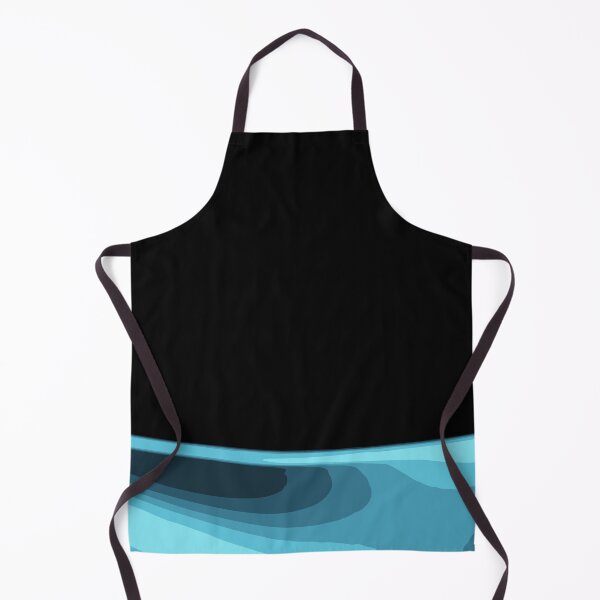 Item preview, Soft Cyan Wave Layered Dark Abstract Art designed and sold by haydenhanson.