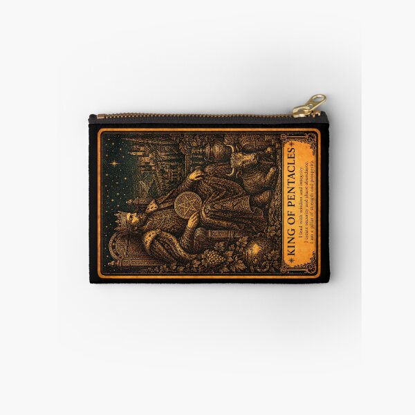 Item preview, King of Pentacles Tarot Card - Wealth, Success & Leadership Illustration designed and sold by ArcanaAbsolute.