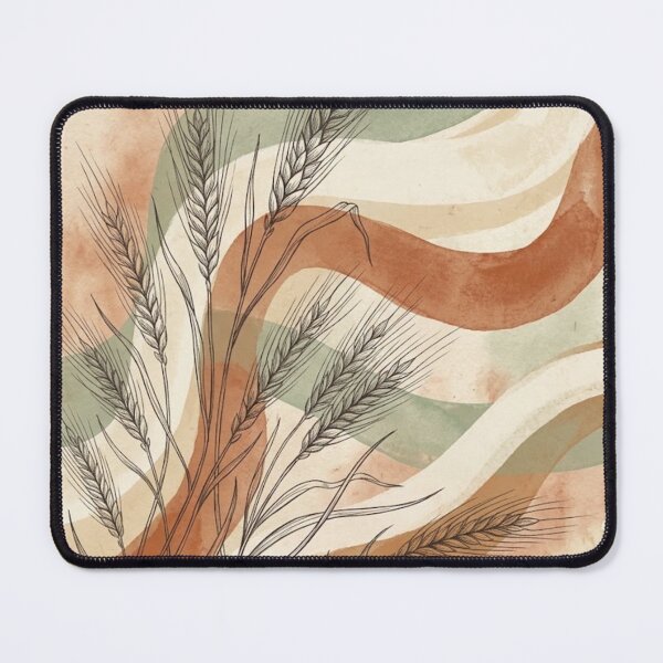 Item preview, Wheat Stalks Ribbon Bands | Sage Terracotta Botanical Art designed and sold by Zaramodo.