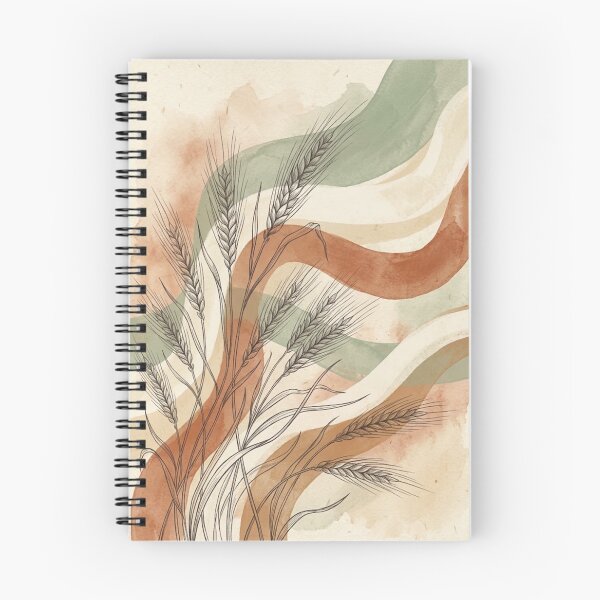 Item preview, Wheat Stalks Ribbon Bands | Sage Terracotta Botanical Art designed and sold by Zaramodo.