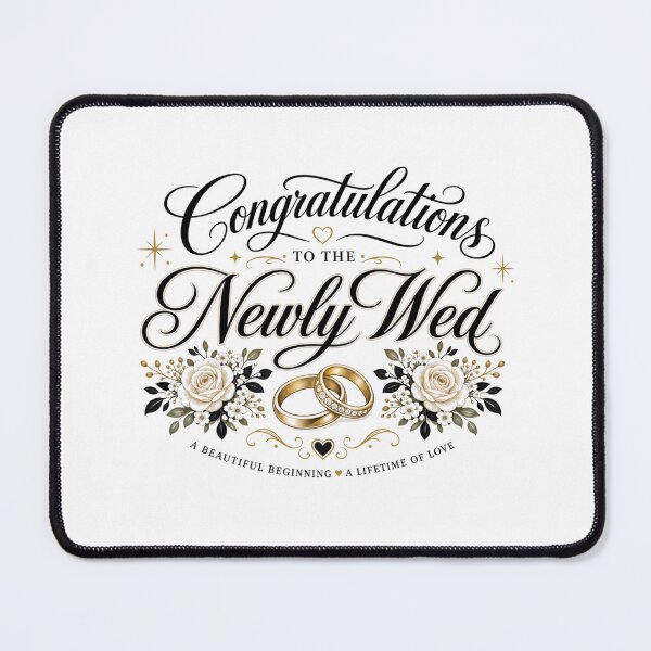 Item preview, Congratulations To The Newly Wed. designed and sold by GoodPlaceToShop.