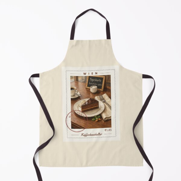 Item preview, Vienna Sachertorte Café Moment — Austrian Dessert Art designed and sold by stickercuffs.
