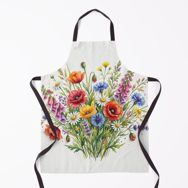 Item preview, Summer Botanical Bouquet - Vibrant Wildflower Meadow Watercolor Art designed and sold by robertronda1.