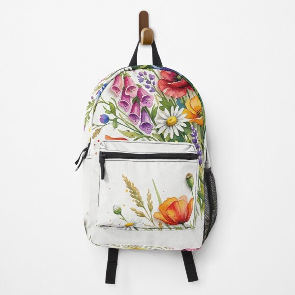 Item preview, Summer Botanical Bouquet - Vibrant Wildflower Meadow Watercolor Art designed and sold by robertronda1.