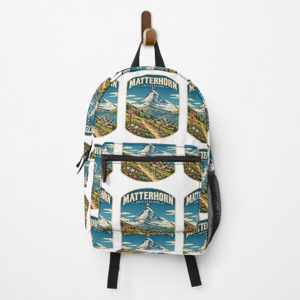 Item preview, Matterhorn Switzerland Vintage Travel Mountain Shirt – Zermatt Alps Adventure Design designed and sold by Globalcitytees.
