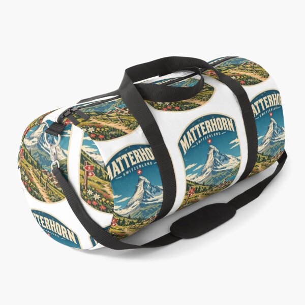 Item preview, Matterhorn Switzerland Vintage Travel Mountain Shirt – Zermatt Alps Adventure Design designed and sold by Globalcitytees.