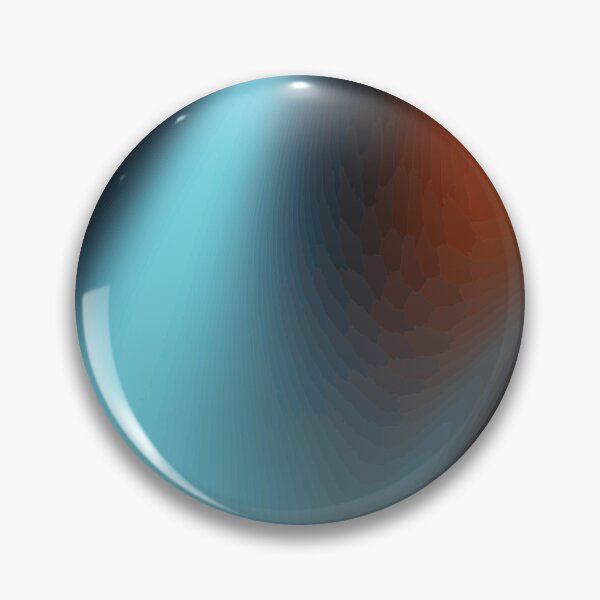 Item preview, Soft Cyan and Rust Orange Light Beam Abstract designed and sold by haydenhanson.