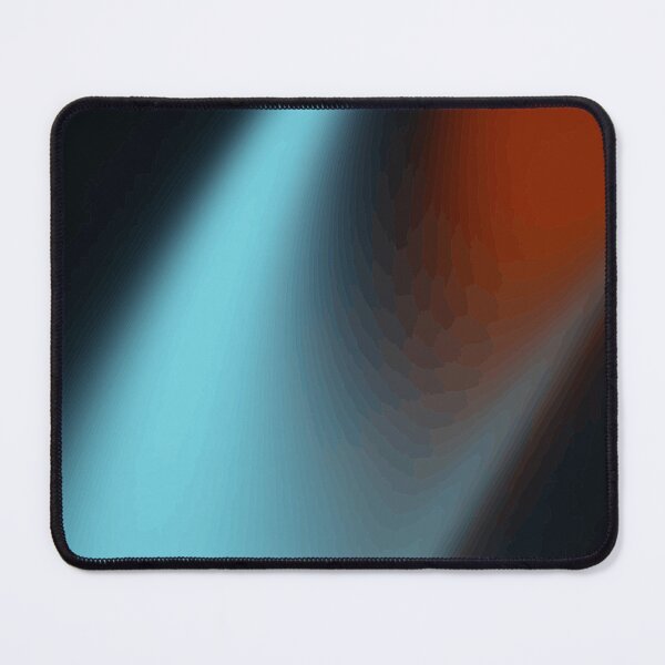 Item preview, Soft Cyan and Rust Orange Light Beam Abstract designed and sold by haydenhanson.