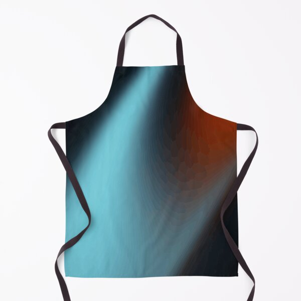Item preview, Soft Cyan and Rust Orange Light Beam Abstract designed and sold by haydenhanson.