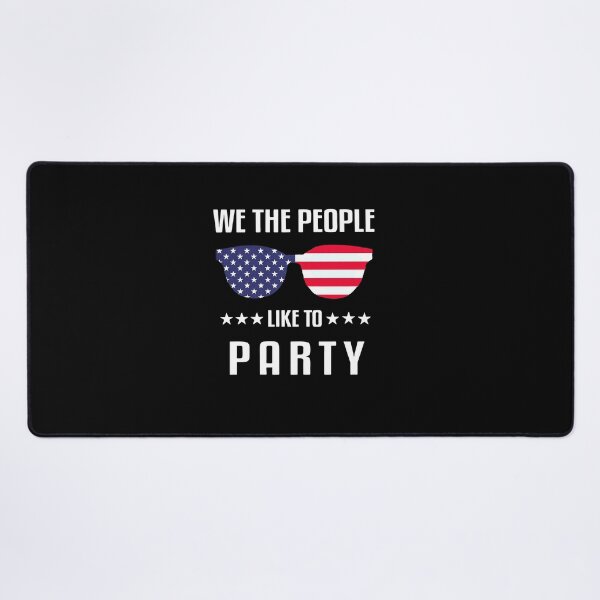 Item preview, We The People Like To Party USA Flag Sunglasses Art designed and sold by jendessonggeng.