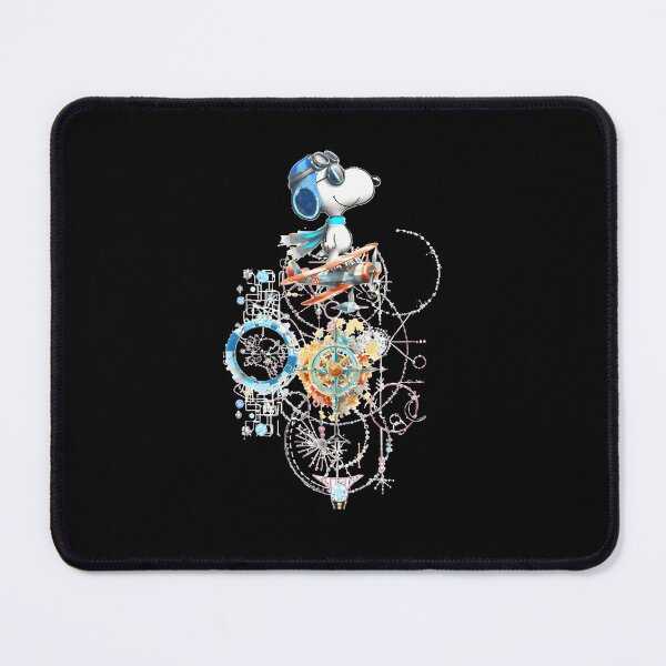 Item preview, Snoopy Steampunk Aviator Biplane Adventure Art designed and sold by LittleMamastore.