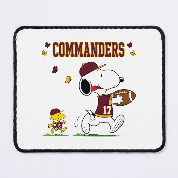 Item preview, Snoopy & Woodstock Washington Commanders Football Retro F522 designed and sold by GLUVY-THEME.