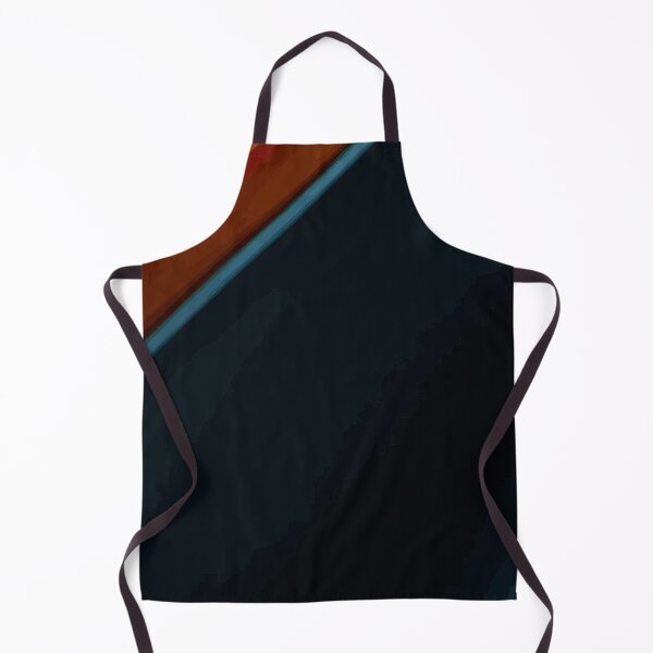 Item preview, Fiery Orange and Cyan Diagonal Stripe Dark Abstract designed and sold by haydenhanson.