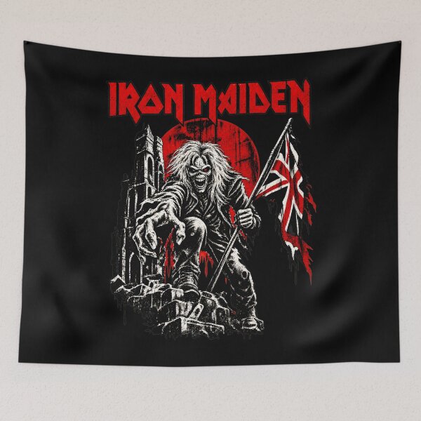 Item preview, Maiden Eddie Gothic Flag designed and sold by Rafiqrafisqy.
