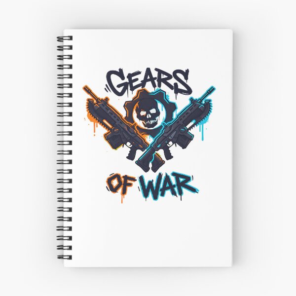 Item preview, Gears of War Graffiti Guns Skull Gaming  designed and sold by PillowPaws.