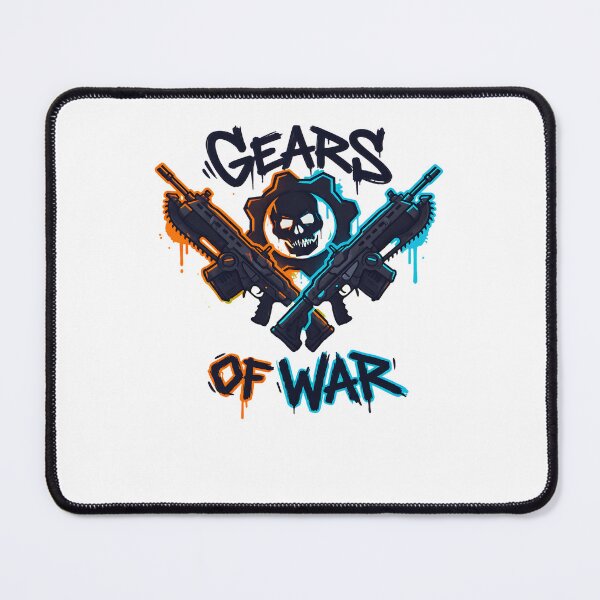 Item preview, Gears of War Graffiti Guns Skull Gaming designed and sold by PillowPaws.