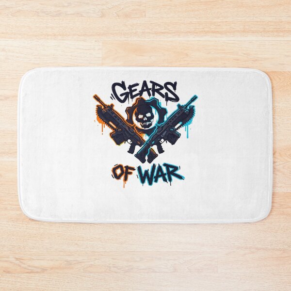 Item preview, Gears of War Graffiti Guns Skull Gaming  designed and sold by PillowPaws.